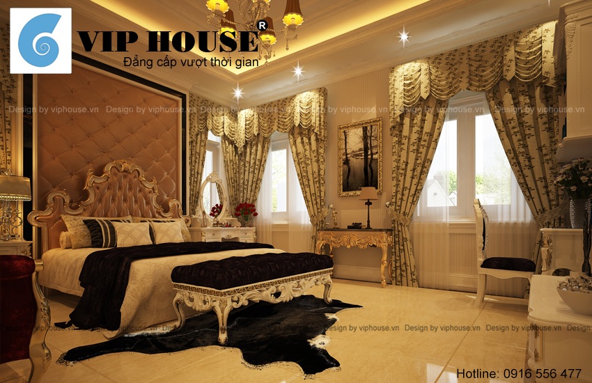 Nội thất biệt thự kiểu Pháp