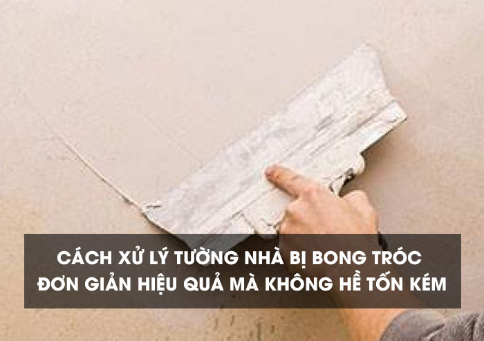 Tường nhà bị bong tróc và biện pháp xử lý tốt nhất