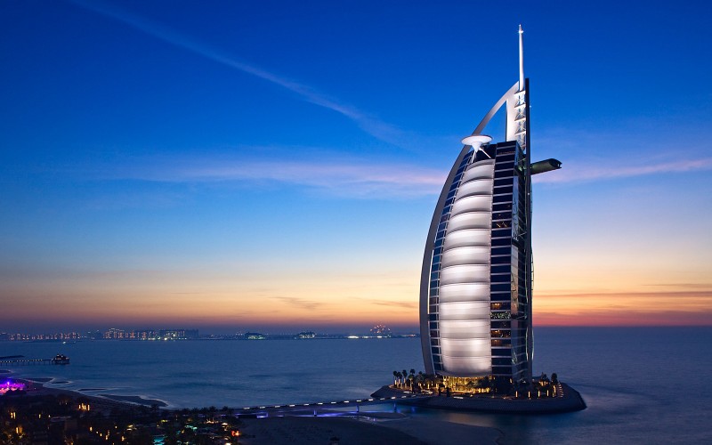 Hình ảnh: Mẫu khách sạn 7 sao xa xỉ Burj Al Arab tại Dubai