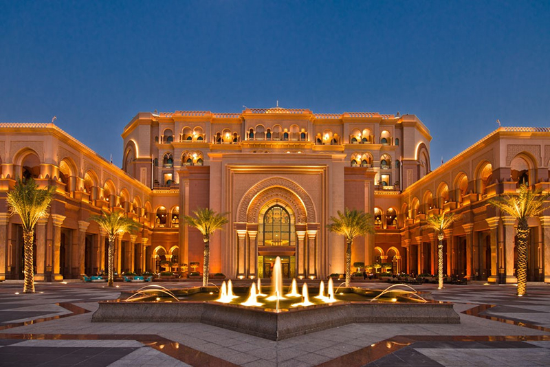 Hình ảnh: Công trình khách sạn 7 sao mang tên Emirates Palace tại Abu Dhabi 