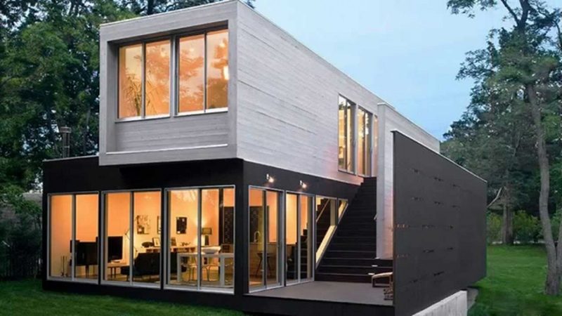 Hình ảnh: Xu hướng thiết kế nhà homestay kiểu contairner 2 tầng phù hợp cho cả hộ gia đình hoặc nhóm bạn