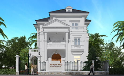 Tư vấn thiết kế biệt thự kiểu Pháp tại Huế