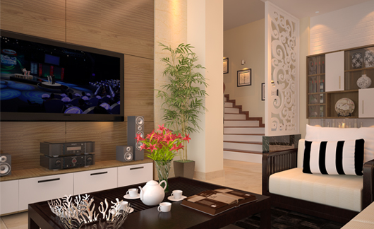 Thiết kế nội thất nhà lô phố kiểu hiện đại