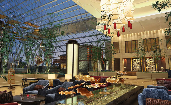 Nhà hàng Á Đông nét đẹp mộc mạc kiểu hiện đại