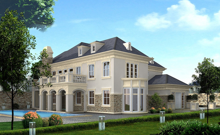 Tư vấn thiết kế biệt thự vườn 2 tầng đẹp kiểu Pháp