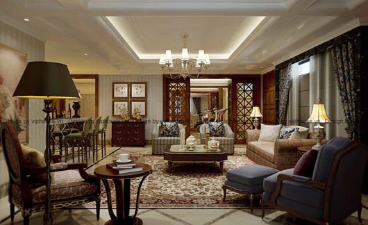 Thiết kế nội thất biệt thự cổ điển