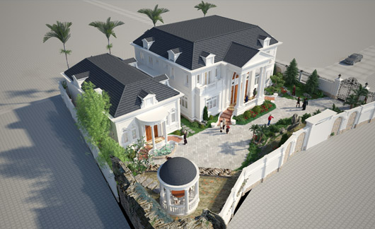 Dịch vụ thiết kế biệt thự cao cấp và sang trọng