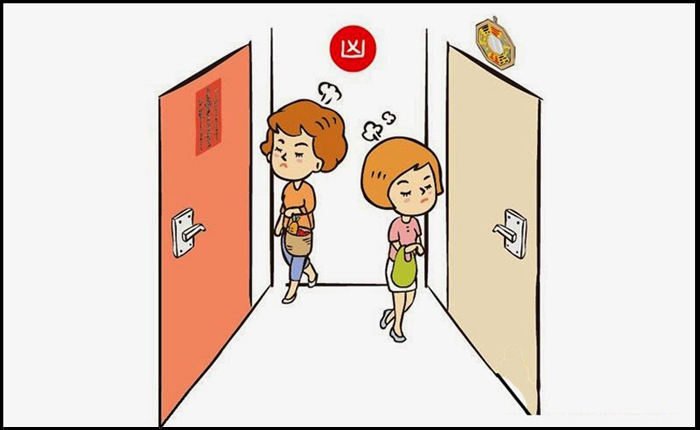 Cửa đối cửa và cách hóa giải theo phong thủy