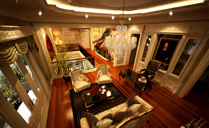 Thiết kế nội thất biệt thự cổ điển sang trọng