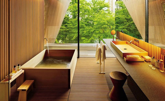 Thiết kế phòng tắm phong cách Nhật Bản