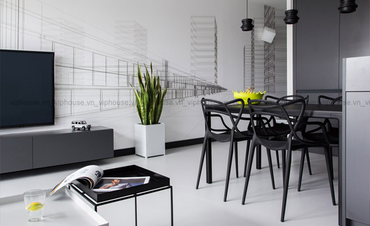 Thiết kế nội thất chung cư 60m2