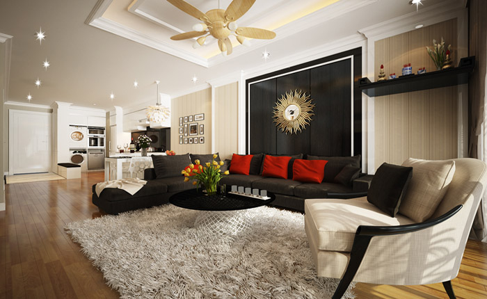 Thiết kế nội thất chung cư cao cấp royal city