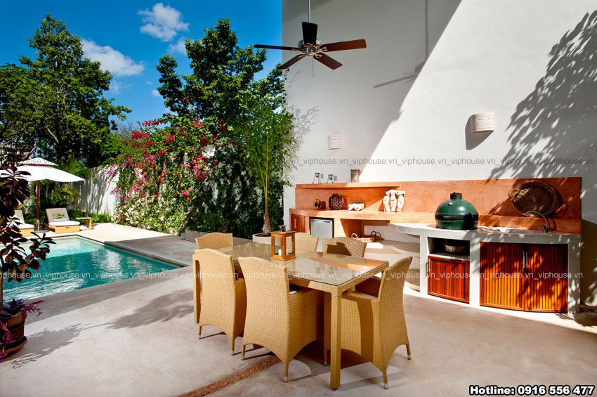 Không gian xanh trong nhà ở hiện đại