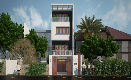 Nhà phố 4 tầng anh Mạnh Hà Nội