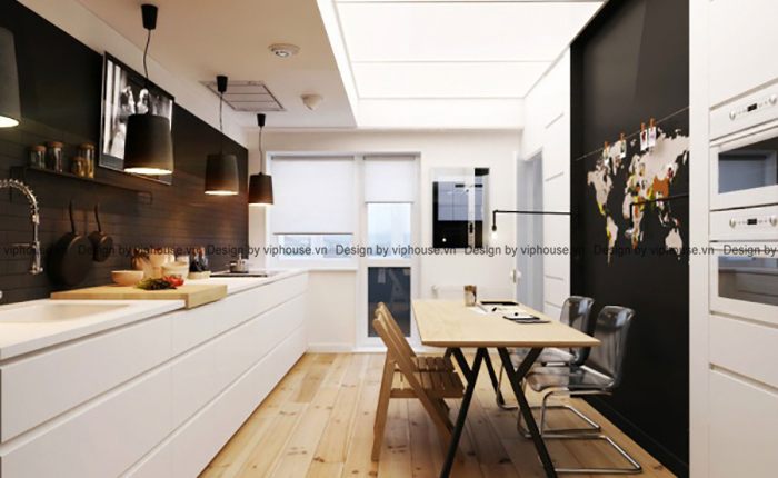 Căn hộ chung cư nhỏ cá tính với phong cách hiện đại