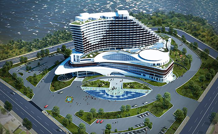 Thiết kế khách sạn 3 sao hiện đại tại Tây Nguyên - VH KS MS 33