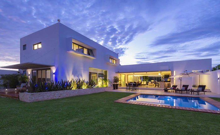 Biệt thự 434m2 năng động kiểu hiện đại tại Mexico