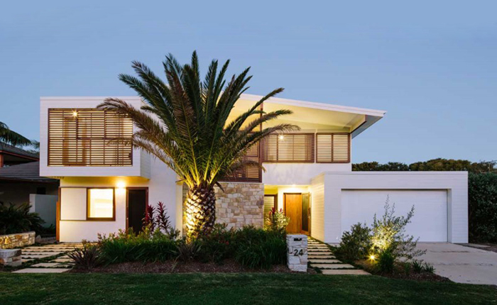Biệt thự trắng phong cách hiện đại tại Úc