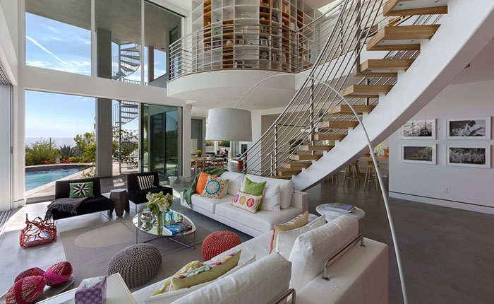 Nội thất hiện đại độc đáo với nghệ thuật chơi màu