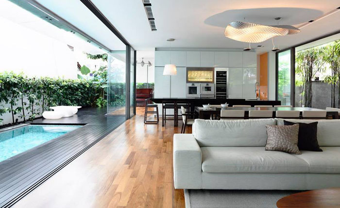 Thiết kế nội thất đẹp mắt trong không gian sống hiện đại