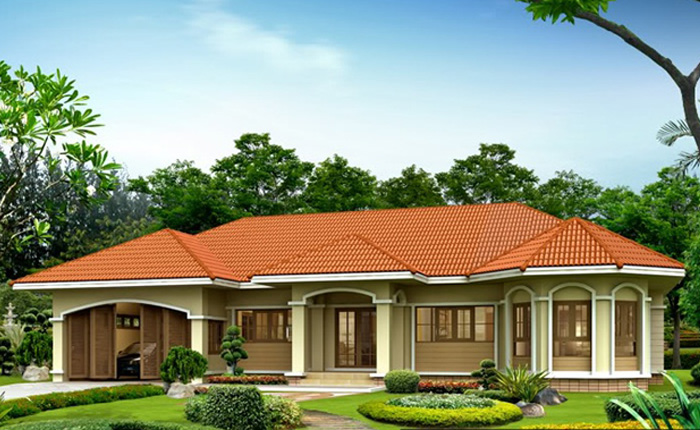 Kiến trúc nhà biệt thự trệt đẹp