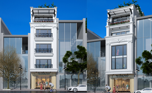 Mẫu nhà phố kết hợp kinh doanh ấn tượng nhất 2015