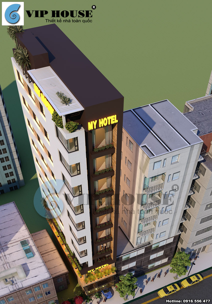 Thiết kế khách sạn hiện đại tại Ninh Bình