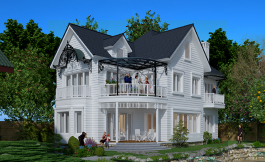 Thiết kế biệt thự vườn đẹp và nguyên tắc vàng