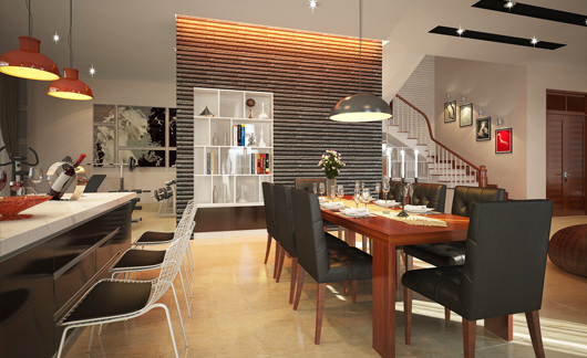 Thiết kế nội thất biệt thự hiện đại sang trọng