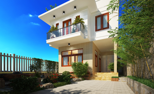 Thiết kế sân vườn đẹp cho biệt thự phố