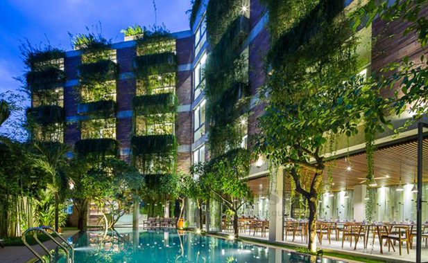 Xu hướng thiết kế khách sạn xanh mới mẻ và độc đáo