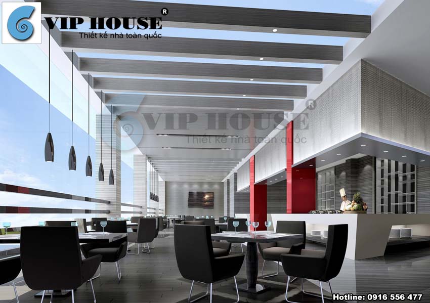 Thiết kế nội thất cho không gian ẩm thực nhà hàng, khách sạn