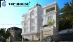  Thiết kế nhà biệt thự kiểu Pháp 4 tầng 2 mặt tiền - VH BTP 002 