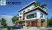  Phối cảnh mặt đứng bệt thự hiện đại 3 tầng 