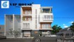  Thiết kế nhà 2 mặt tiền 4 tầng theo kiểu hiện đại tại Hoài Đức - Hà Nội 